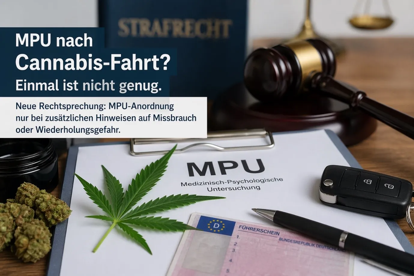 MPU nach einmaliger Cannabis-Fahrt? Neue Rechtsprechung stärkt Betroffene